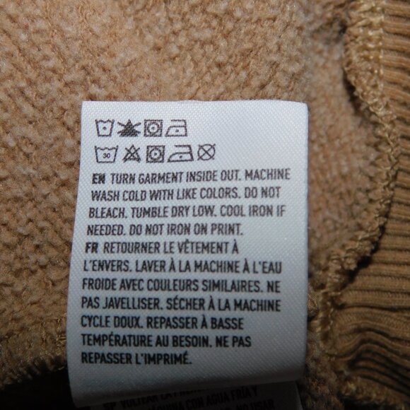 AE American Eagle Women's M Funday Mushroom Skeleton Brown crewneck Sweatshirt - Picture 7 of 10